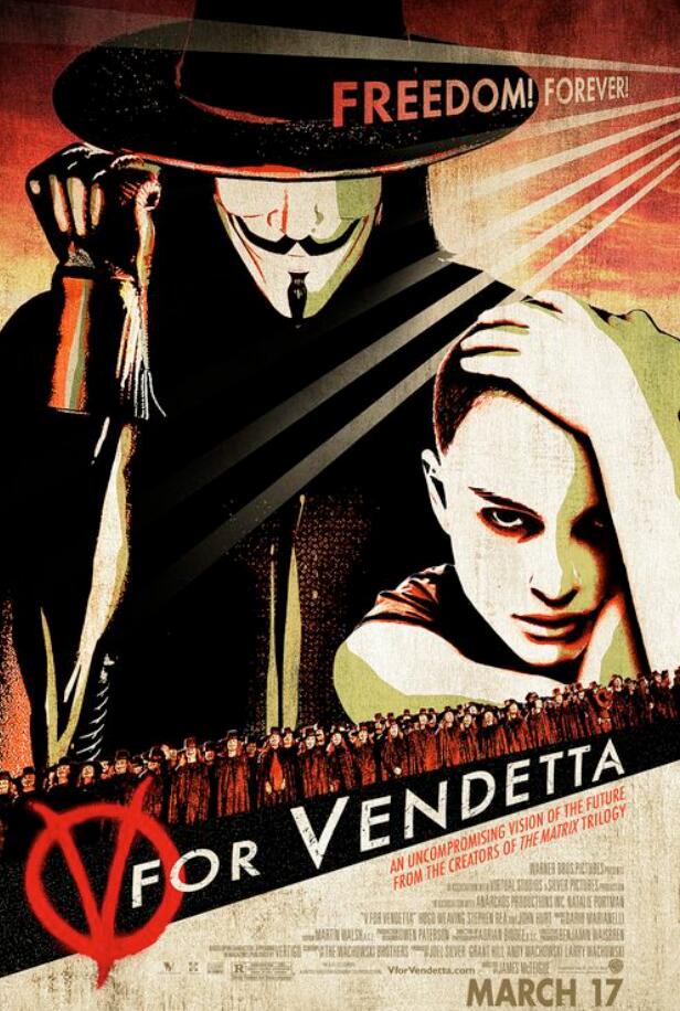 V煞(港) / V怪客(台) / 复仇者V / V字仇杀令 / V字别动队 / V for Vendetta海报